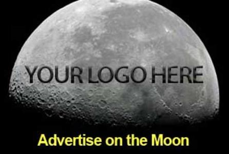 "Logo-ul tău aici!", pe Lună