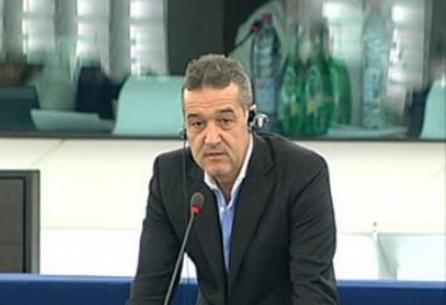 Gigi Becali le-a vorbit europarlamentarilor despre arborele său genealogic