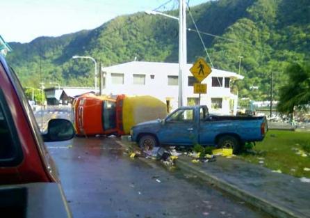 Tsunami devastator in Insulele Samoa