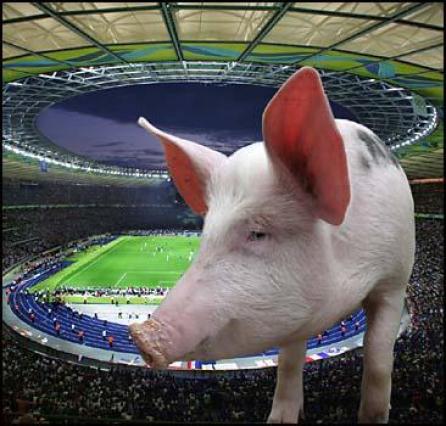Gripa porcină loveşte fotbalul european. În Anglia, scuipatul pe terenul de fotbal a fost interzis!