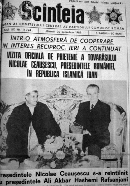 Ultima "excursie" în Iran a lui Nicolae Ceauşescu 18383053