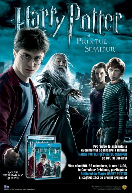 Harry Potter şi Prinţul Semipur, pe DVD şi Blu Ray