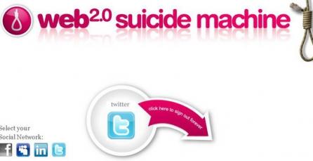 Un site propune "sinuciderea virtuală" pentru conturile de Facebook, MySpace sau Twitter