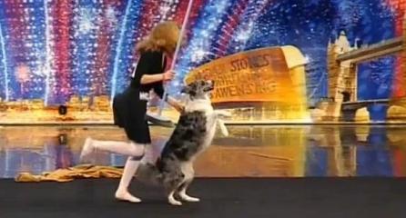 Chandi, câinele-balerină! Imagini incredibile la Britain`s Got Talent!