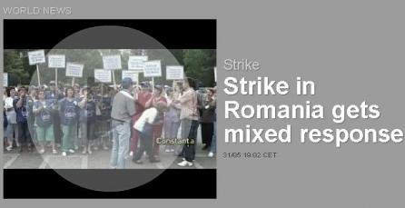 Presa internaţională, despre grevă: Românii nu prea s-au mobilizat 