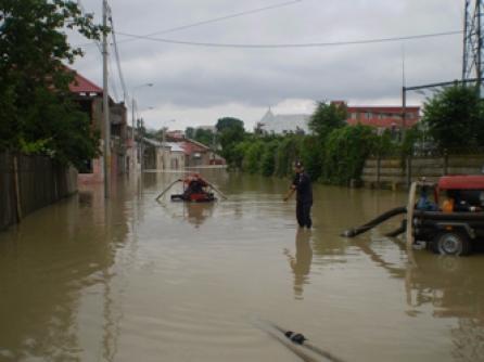 Galaţi: Valea oraşului inundată