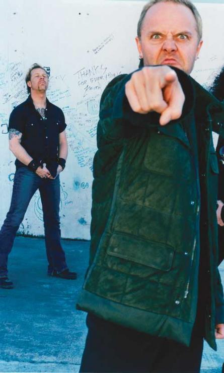 James Hetfield şi Lars Ulrich
