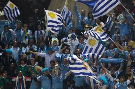 Uruguay-Olanda: suporterii se încălzesc pentru prima semifinală