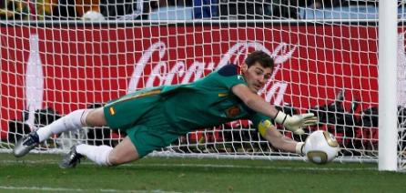 Iker Casillas: nou record de invincibilitate în poarta Spaniei