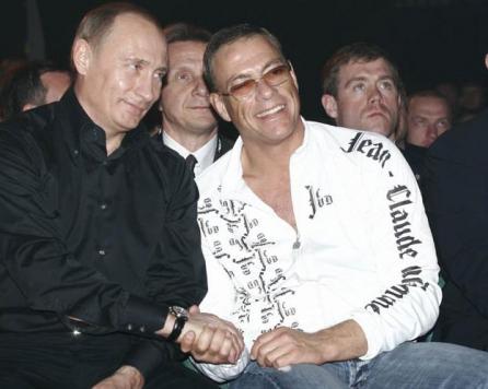 Vladimir Putin şi Jean Claude Van Damme, împreună la "Ultimate Fighting"