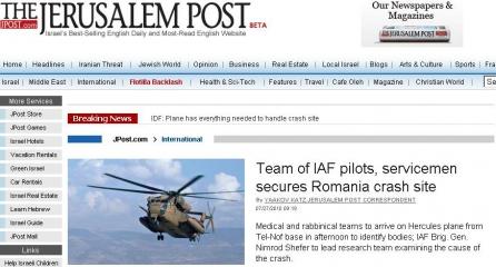 Presa israeliană: Elicopterul transporta dublul sarcinii umane normale