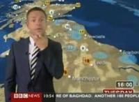 La BBC, meteo cu degetul mijlociu ridicat - video