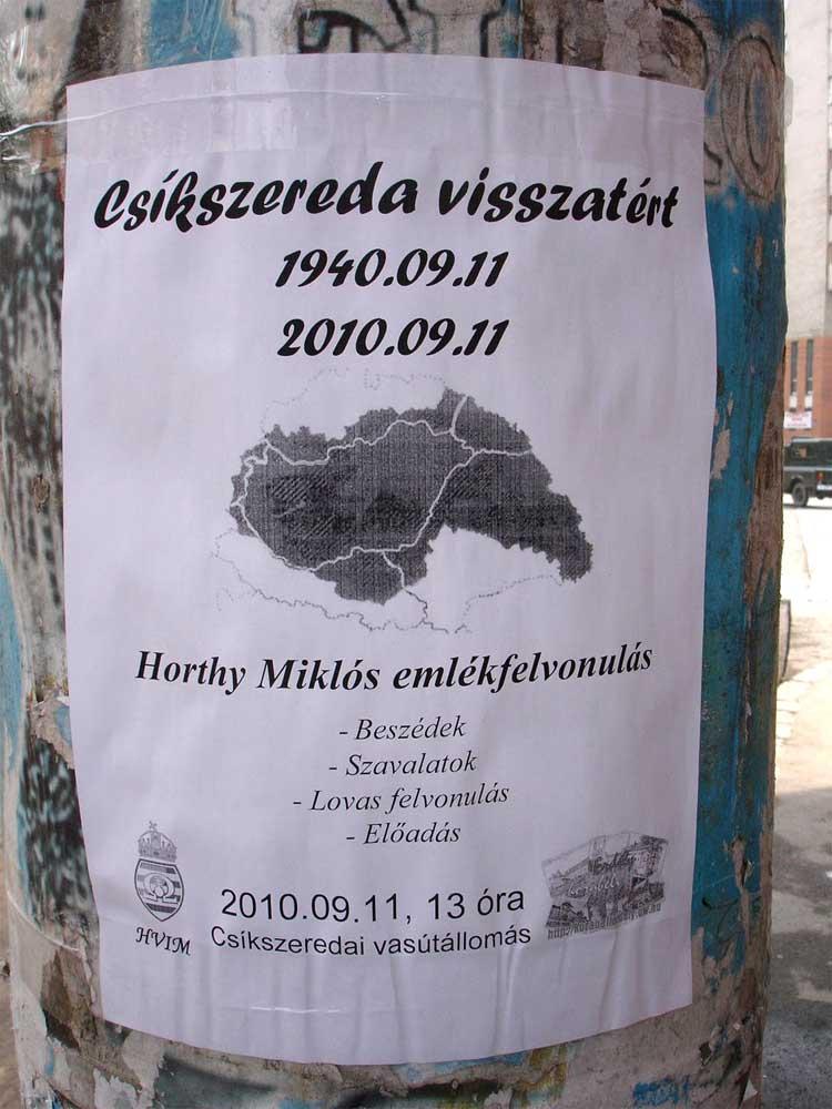 Românii din HarCov, între tichete de parcare în limba maghiară şi "amintirea" lui Horthy
