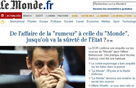 Guvernul Sarkozy îngrădeşte libertatea presei 