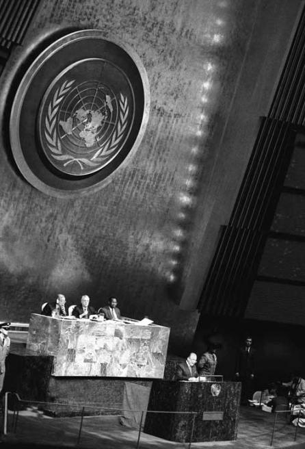Ion Iliescu, la Sesiunea Adunării Generale a ONU