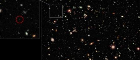 Galaxie nouă, descoperită la o distanţă record faţă de Pământ