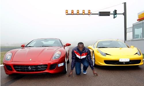 Usain Bolt a fost la Maranello: "Mă simt ca un Ferrari!" (cu video)