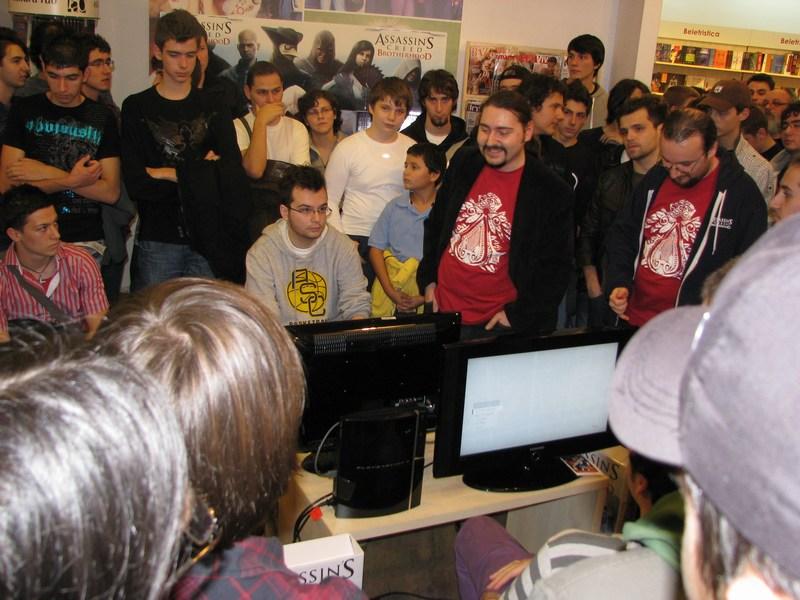 Imagini de la lansarea Assassin's Creed 2: Brotherhood în România 18411968