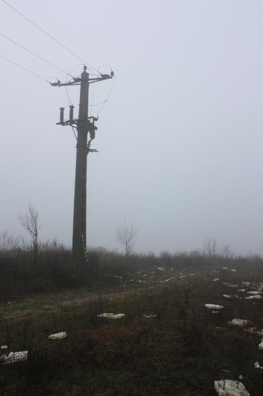 Hoţ mort pe stâlpul de înaltă tensiune