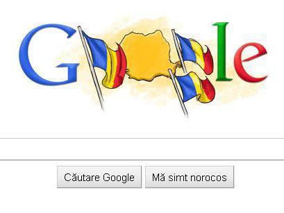 Ziua Naţională a României, celebrată de Google cu un logo special