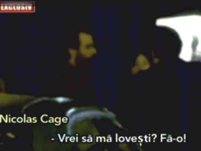 Nicolas Cage a facut scandal în centrul Capitalei