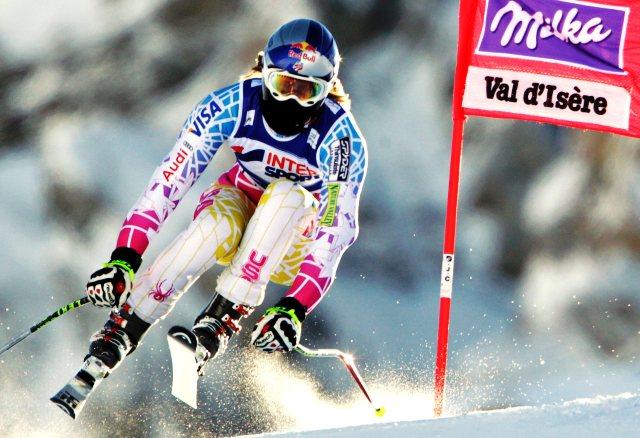 Lindsey Vonn a câştigat coborârea de la Val d'Isere