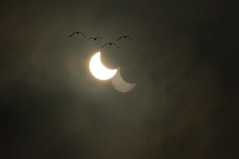 Amurg la amiază: eclipsa parţială de Soare 18416551
