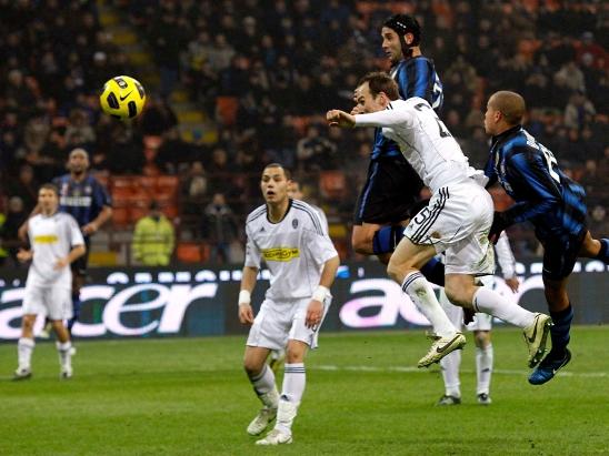 Cristi Chivu a marcat al doilea său gol pentru Inter Milano
