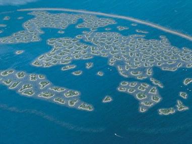 Arhipelagul artificial din Dubai se scufundă