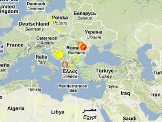Moldova, "lovită" de două seisme în mai puţin de o oră