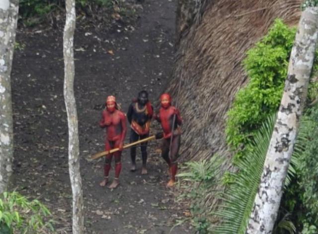 Vezi primul film cu tribul izolat din jungla amazoniană!