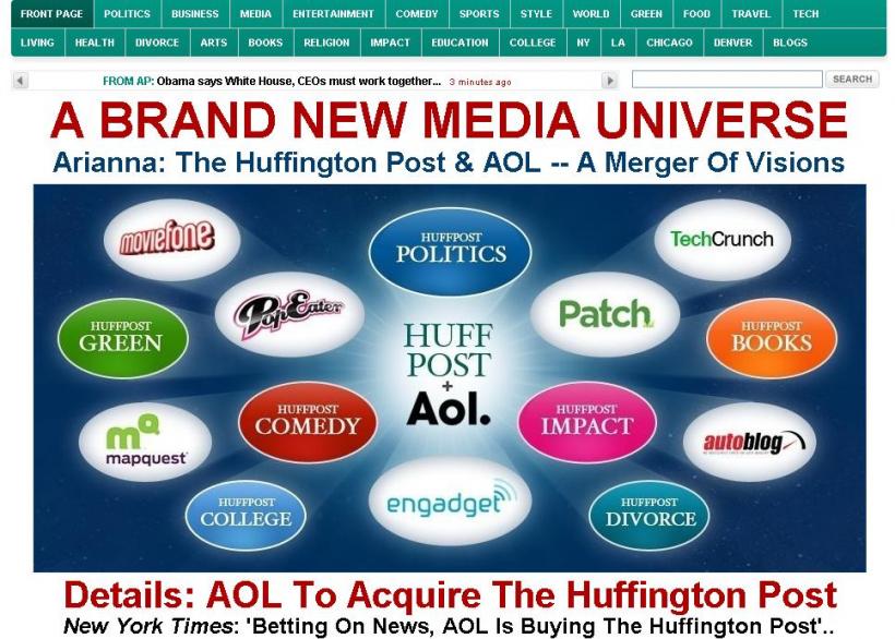 AOL cumpără The Huffington Post