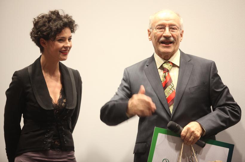 Victor Rebengiuc la Muzeul Ţăranului Român