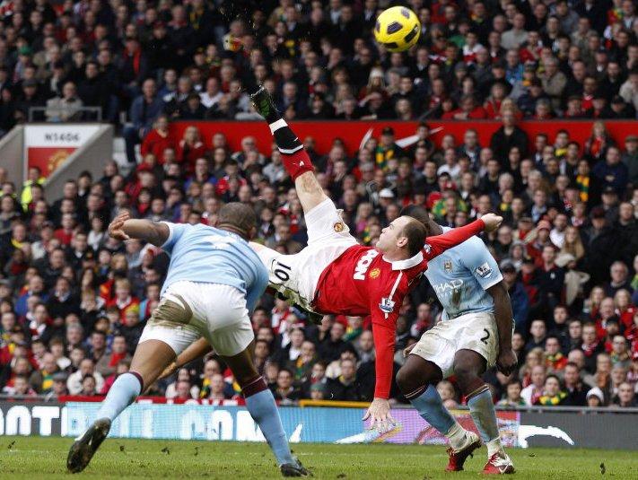 Video: Super gol al lui Rooney în derby-ul cu Manchester City