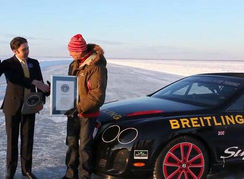 Juha Kankkunen, record mondial de viteză cu maşina pe gheaţă