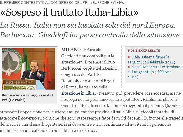 Italia ar fi vândut Libiei armament în valoare de zeci de milioane de euro