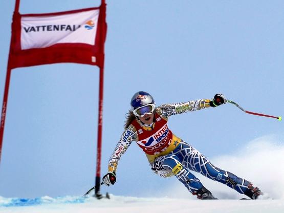 Schi alpin: Lindsay Vonn a câştigat coborârea de la Are