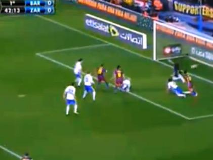 Video: Barca câştigă cu Zaragoza şi este iar la 10 puncte de Real!