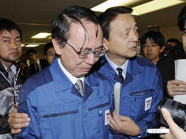 Directorul companiei care administrează centrala Fukushima a izbucnit în lacrimi