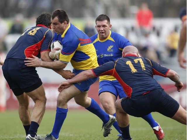 Rugby: România - Spania 64-8 în CEN