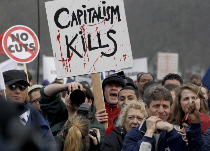 Proteste la Londra faţă de măsurile de austeritate 18426158