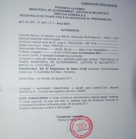 A fost ucis românul Radu Pintilie?