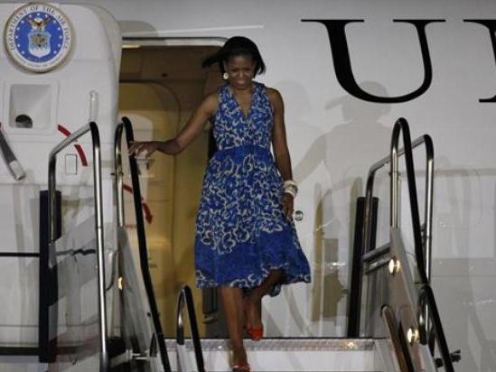 Avionul în care se afla Michelle Obama a ratat aterizarea la Washington