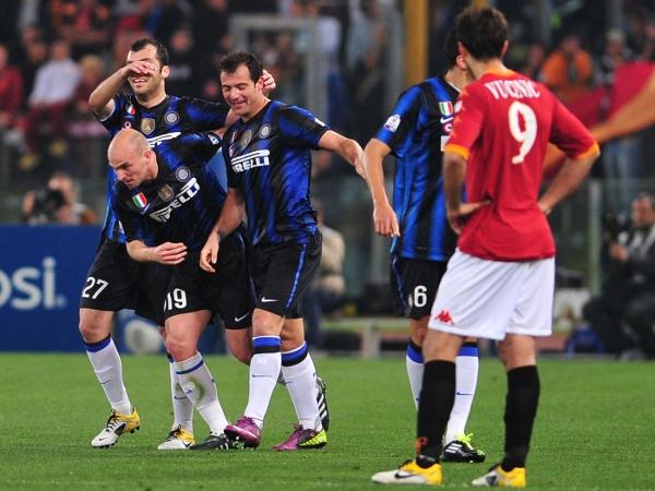Inter Milano a învins pe AS Roma printr-un golazo reuşit de Stankovic - video