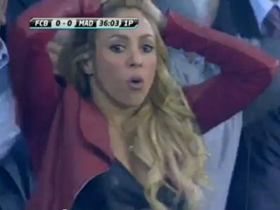 Video: Shakira a trăit la intensitate maximă finala Cupei Spaniei!