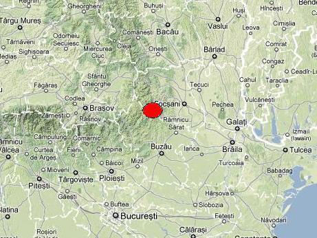 Patru cutremure în Vrancea.