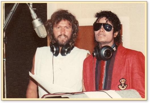 Michael Jackson, înregistrare inedită cu Barry Gibb, de la Bee Gees (Video).