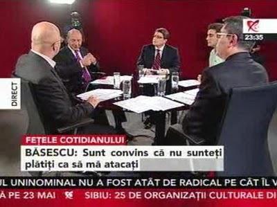 Vîntu: Băsescu a vrut să-mi ia RealitateaTv.