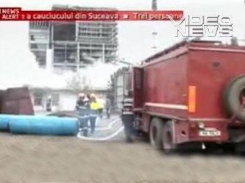 Explozie la o fabrică de cauciuc din Suceava: Trei muncitori sunt grav răniţi.