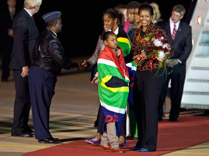Michelle Obama, insultată în Africa de Sud.